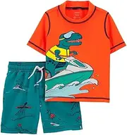 [Carter's] Dinosaur Jet Ski Rash Guard Set