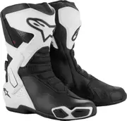 Alpinestars Stella SMX-6 Drystar® v3 waterproof Ladies Motorcycle Boots, black-white, Size 38 for Women Black White