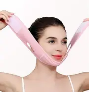 V Line Face Lift for Women Eliminates Sagging Skin Lifting Firming Anti Aging, Facial Slimming Strap, Pain Free Face Lifting Belt, Double Chin Reducer