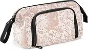 [miaozhen] Pencil Case Large Capacity Pencil Holder Case Multifunctional Pen Case Cosmetic Makeup for Student Travel Rose Golden Dove bolsas para adolescentes