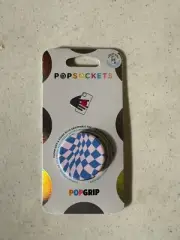 PopSockets Blueberry Checker PopGrip - Pop Socket