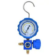 Condition Manifold Gauge Low Pressure A/C Refrigeration Tool W/ Sight Glass