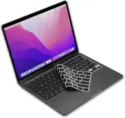 US Version Silicone Keyboard Cover Skin for 2023 MacBook Air 15.3 Hebrew Black U