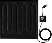 Electric Heating Pad - Body Heating Pad, Travel Heating Pad | Usb Electric Cloth Heater Pad with 3 Heating Modes, Electric Heater Warmer Pad for Clothes Back Hand Neck Belly Foot, Black