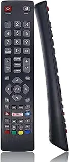 Replacement Blaupunkt TV Remote Control BLF/RMC/0008 for HD LED 3D Smart TV, Blaupunkt TV Remote BLFRMC0008 with Shortcut Buttons, No Setup Required