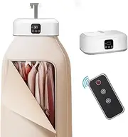 Portable Clothes Dryer,Portable Dryer Machine with Dryer Bag, Heat Pump Dryers 2H Quickly Drying 600W Energy-Efficient,Hanging Dryer with Timer Function and Remote Control,for Light Clothes,Underwear