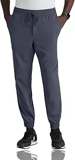 [Barco] Grey's Anatomy Spandex Stretch Direct - Striker Scrub Jogger for Men, Elastic Waist Band Men's Scrub Pant