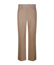 Straight casual pants UK10 Brown