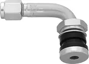 Motorcycle Electric Scooter Valve Stem Aluminum Alloy Vacuum Tire Valve Cap Bent Stem for Easy Access
