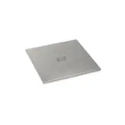 30 in. Stainless Steel Cover for Square Drop-In Fire Pit Pan