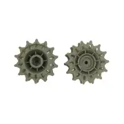 COOLBANK M5A1 G2080 Plastic Driving Wheel Main Wheel Set Accessories RC Car Tank Spare Parts