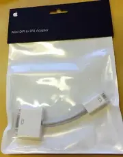 Genuine New Apple Mini-DVI to DVI Adapter In Original Packaging