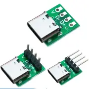 20PCS Type-C Female Test Board Double Side Forward 16P to 2.54mm Adapter USB3.1