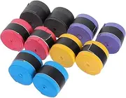 OSOLADY 10pcs Sweat-Absorbent Tennis Hand Grips Tapes Sports Racket Accessories