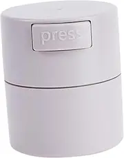 Healeved 1pc Eyelash Storage Jar Sealed Container for Eyelash Extension Portable Lightweight Makeup Tool Grey Capacity for Durable Press Type Design for Dry Environment