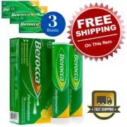 3X Berocca MANGO Immune Daily Defence Effervescent 30 TabS FAST SHIP!!