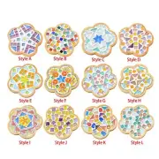 Mosaic Coaster Making Creative Mosaic Materials Cup Holder Placemat Glass