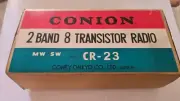 RARE conion cr-23 2 band 8 Transistor Radio japan