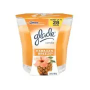 Glade 75381 3.8 oz. Glade Hawaiian Breeze Scented Wax Candle
