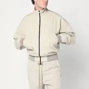 [Fear of God] Bomber jacket with zip in nylon blend XL Grey