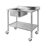 Cefito 1000x600mm Stainless Steel Kitchen Bench