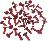 Veemoon 500pcs Mini Round Claw Nails Two Legged Pastel Brads for Handmade Crafts Scrapbooking and DIY Projects Random Multicolor Assortment