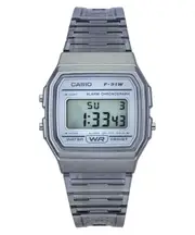 Casio F-91WS-8 Alarm Backlight Calendar Day/Date Stopwatch Quartz Ladies Watch