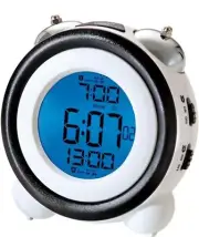 Sonnet Atomic LCD Alarm Clock Mechanical Bell Alarms