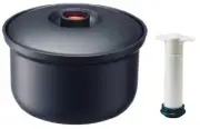 Rice storage containers with vacuum Ohitsu 3 Go for the pump BOH3 F/S w/Track#