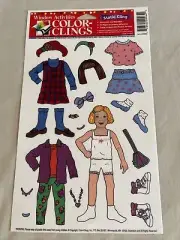 Color-Clings Static Cling Window Decoration Dress Up Doll Clothes