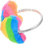 [TENDYCOCO] Color Headband Ear Cover Lovely Ear Wraps Winter Lovely Winter Earmuff Cartoon Ear Warmer Para Bebé Love Heart Colorful Plush