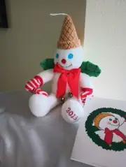 2015 MR BINGLE SNOWMAN PLUSH 10” NEW ORLEANS ICON NO TAGS DILLARDS CHRISTMAS MR.