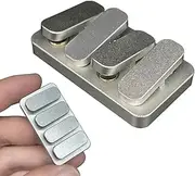 Seesaw Fidget Slider Fidget Clicker EDC Adult Metal Fidget Toys ADHD Tool Autism Sensory Toys Anti-Anxiety Stress Relief Toys Office Desk Toys Best Gifts for Men (Piano Keys)