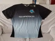 CRONULLA SHARKS BNWT NRL RUGBY LEAGUE TRAINING SHIRT SIZE 2XL