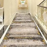 Hallway Runner Rug, Non-Slip Backing, Long Washable Carpet for Kitchen, Corridor, Stairs,1m x 4.5m