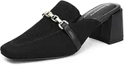 [NEWBELLA] Women's Commute Square Toe Heeled Mules