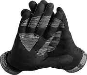 TaylorMade Rain Control Cadet Glove (Black/Gray, Medium), Black/Gray(Medium, Pair)