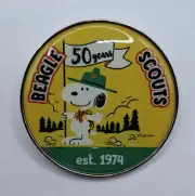 Snoopy Beagle Scouts 50th Anniversary Pin Hallmark Peanuts 2024 NWOT