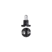 5 x Narva 12 Volt 1.2W T-1/4 NW Dash Panel Light Globe with Black Base