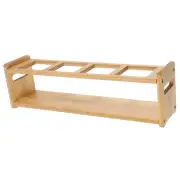 Syrup Bottle Holder Organizer Condiment Storage Rack Medicine