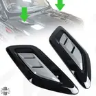 Bonnet vent kit for Range Rover Sport L320 Black & Grey Custom Hood Louvre