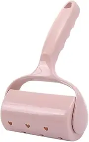 Happyyami 3Pcs Solid Color Lint Roller Portable Hair Remover Brush with Lid for Clothes Sweaters and Blankets Travel Friendly Dusting Pink