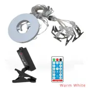 Solar Patio Umbrella Lights 8 Modes String Lights with Clip Waterproof Light for