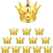 JC HUMMINGBIRD JCHB 12 Pieces Fillable Gold Crown with Dome Party Favors, Bir...