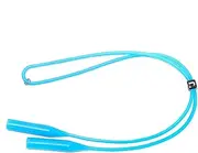 [Generico] Silicone Eyeglass Strap, Silicone Sports Glasses Strap, Soft Sports Glasses Strap | Sports Glasses Strap, Adjustable Cord Clip for Lanyard for Oc, Blue sky, Fare riferimento alla descrizione