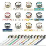 *激動小鹿*<現貨>日本 WORLD CRAFT  PET膠帶 GLITTER CLEAR TAPE PET 膠帶整捲