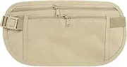 [SimpleLife] Travel Pouch Hidden Wallet Passport Money Waist Belt Bag Slim Secret Security