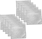 Didiseaon 10pcs Reusable Wire Dish Scrubber Multi Purpose Mesh Cleaning Cloth for Cookware Silverware and Glassware for Dry and Wet Cleaning Tasks