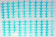 UV & Glow Fishing Lure Ladder Back Decal Tape 20 Pack