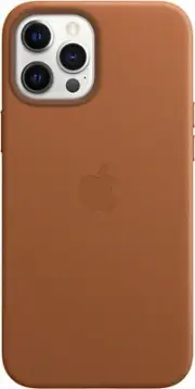 Apple iPhone 12 Pro Max Leather Phone Case with MagSafe Saddle Brown